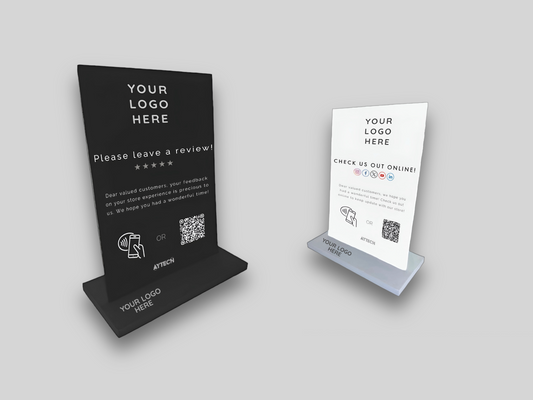 Contactless Table Talkers  - Premium
